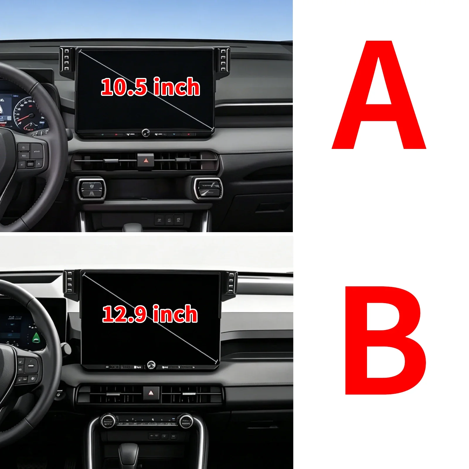 for TOYOTA RAV4 RAV 4 2026 2027 RHD LHD 12.9 inch 10.5 inch Specific Car Phone Mount GPS Stand