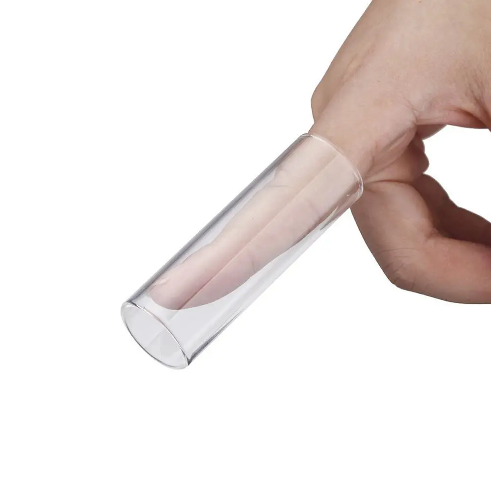 2Pcs Guitar Slides Glass Bottleneck Made of Premium Glass Smooth Gliding Surface Clear Bright Sustain for Professional