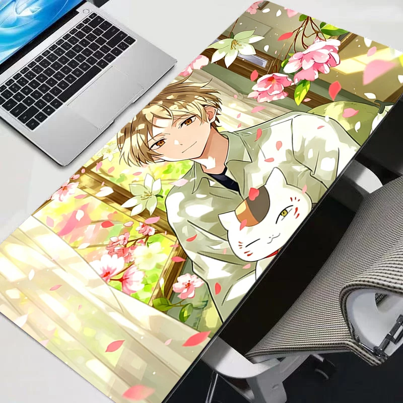 Mouse Pad Natsumes Book Of Friends kawaii Desk Mat E-sports Gamer Mousepad Anime Keyboard Pad 90x40cm Office Computer Mouse Mat