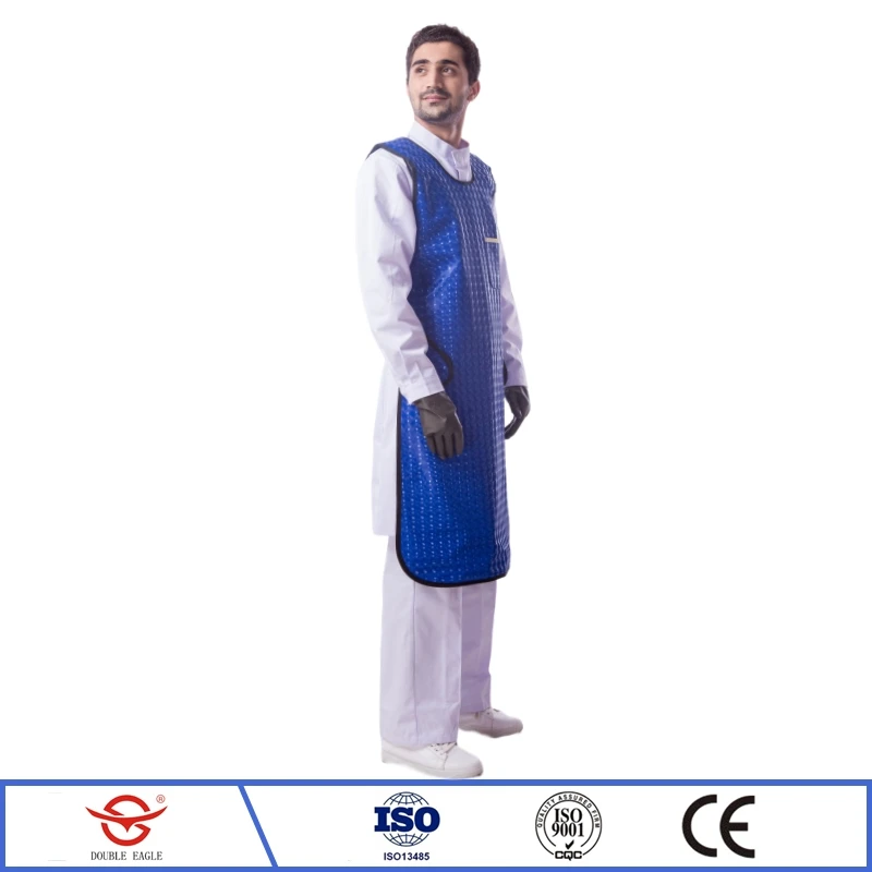 X-ray gamma ray radiological protection 0.35/0.5mmpb super soft sleeveless lead apron ionizing radiation protective lead apron