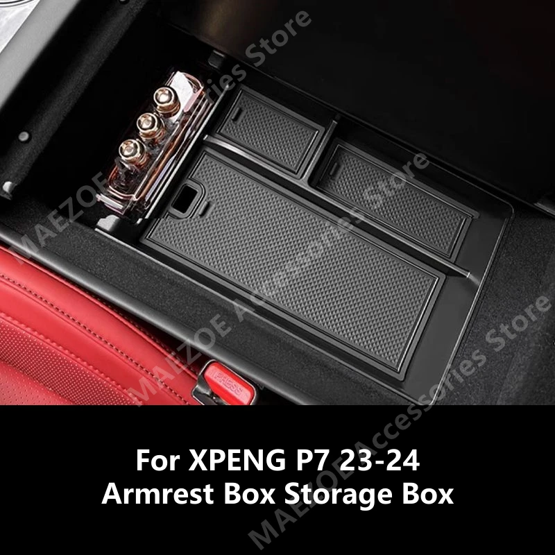 

For XPENG P7 23-24 Armrest Box Storage Box,Car Interior Decoration Modification Accessories Refit