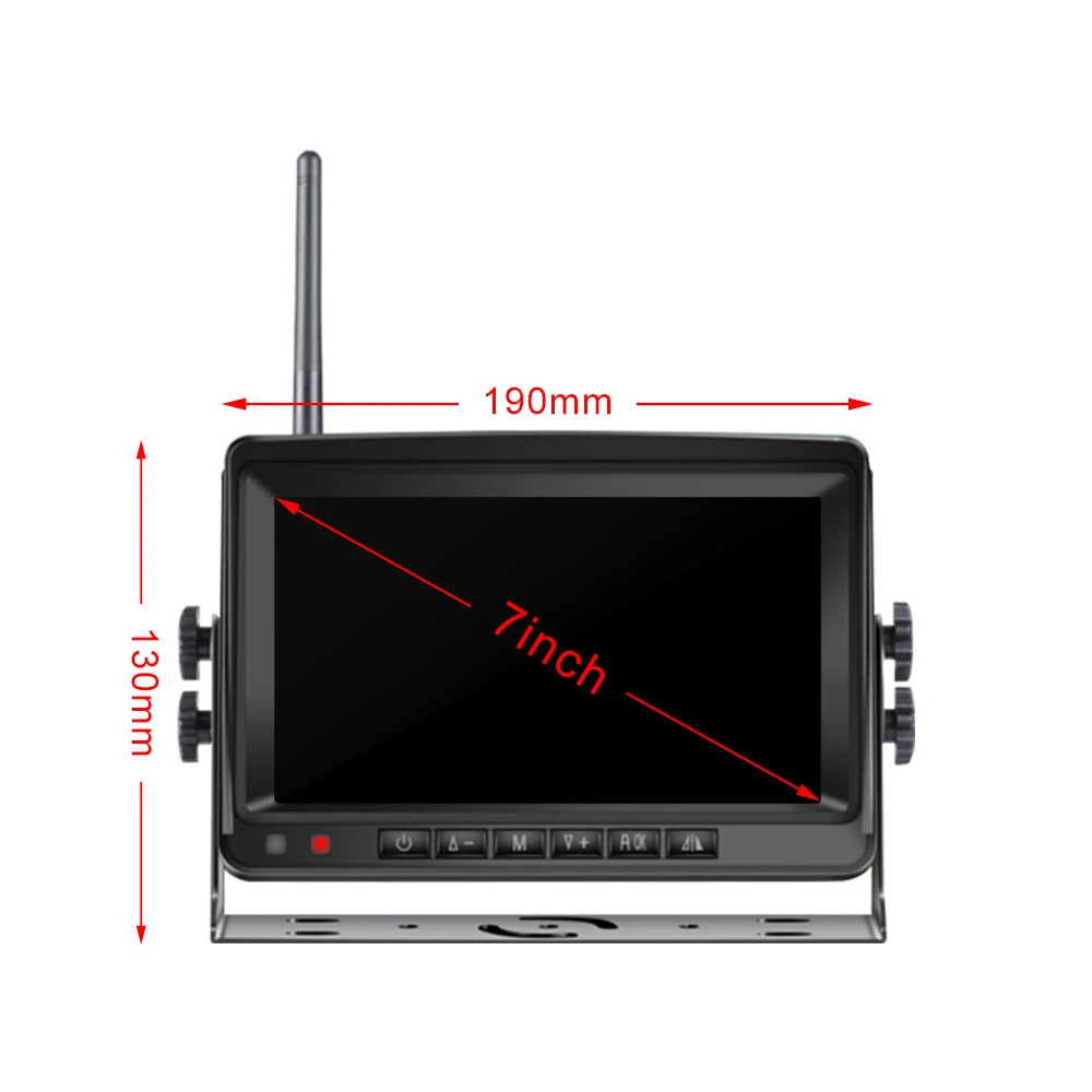 7inch WIFI Truck Monitor Display wireless 1camera/2camera reversing Camera screen for car monitor for auto Truck RV