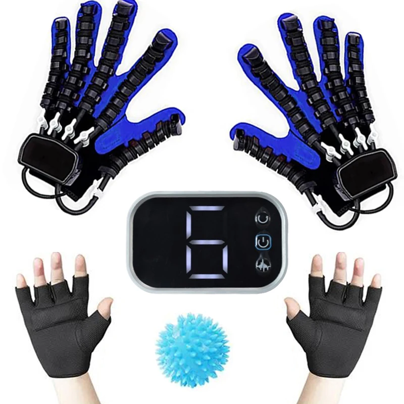 Guantes de Robot de rehabilitación, dispositivo de mano, entrenamiento de dedos, masaje, accidente cerebrovascular, hemiplejia, recuperación de la función de la mano