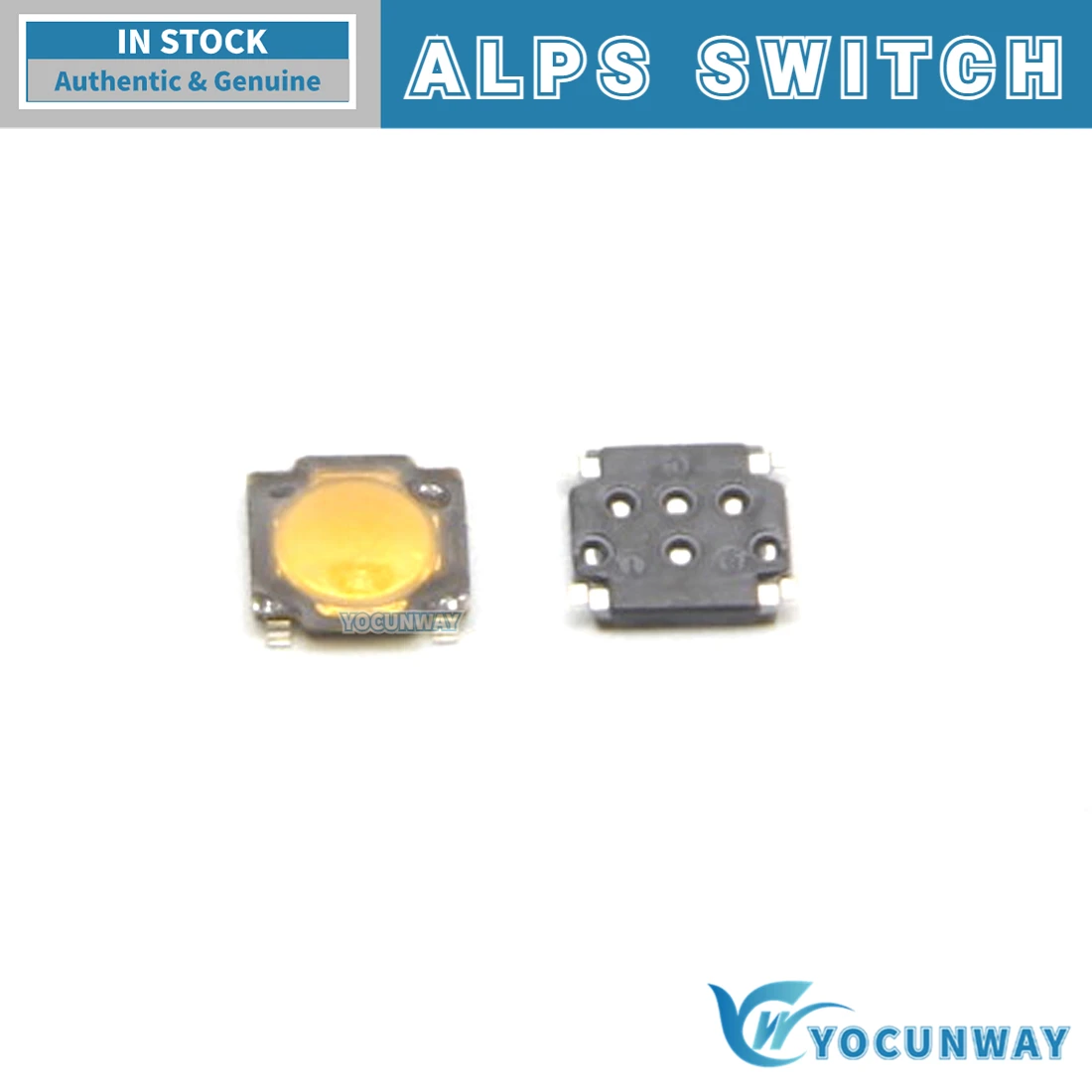 Autentyczny mikroprzełącznik myszy ALPS G500 G502 G903 M950, środkowy przycisk, rolka, przycisk dociskowy, folia naprawcza 4.8x4.8x0.8mm — zdjęcie 4
