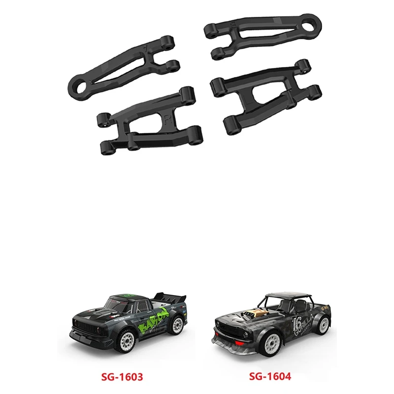 4Pcs Rear Upper & Lower Arm For SG 1603 SG 1604 SG1603 SG1604 1/16 RC Car Spare Parts Accessories