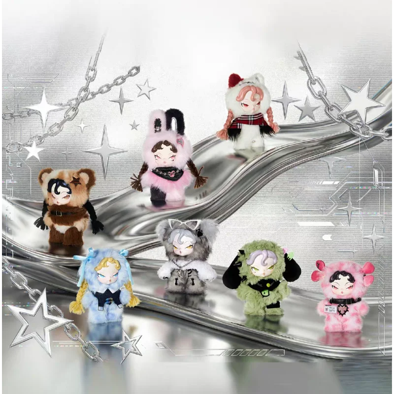 

Коллекционные плюшевые куклы Dodo Nami Heat Wave Series: милые аниме-фигурки, украшения для дома, загадочные пакеты-сюрпризы, брелоки-игрушки, подарки