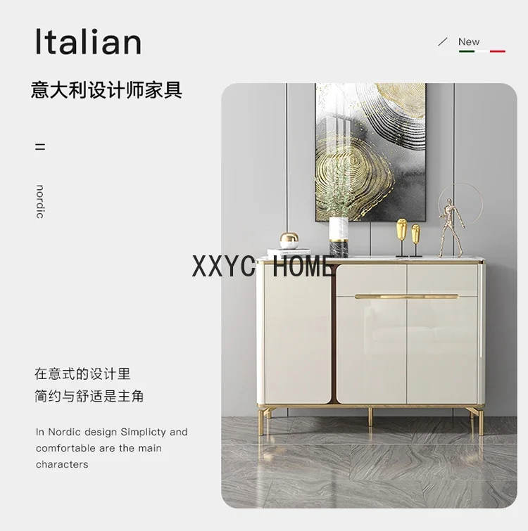 

Shoe cabinet: modern simple large capacity storage , multi-layer porch cabinet, light luxury storage cabinet