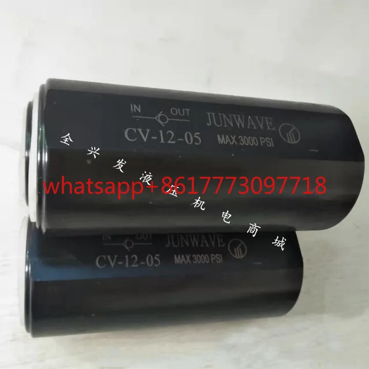 JUNWAVE Check Valve CV-03/04/06/08/10/12/16-05/50 CIT High Pressure Type
