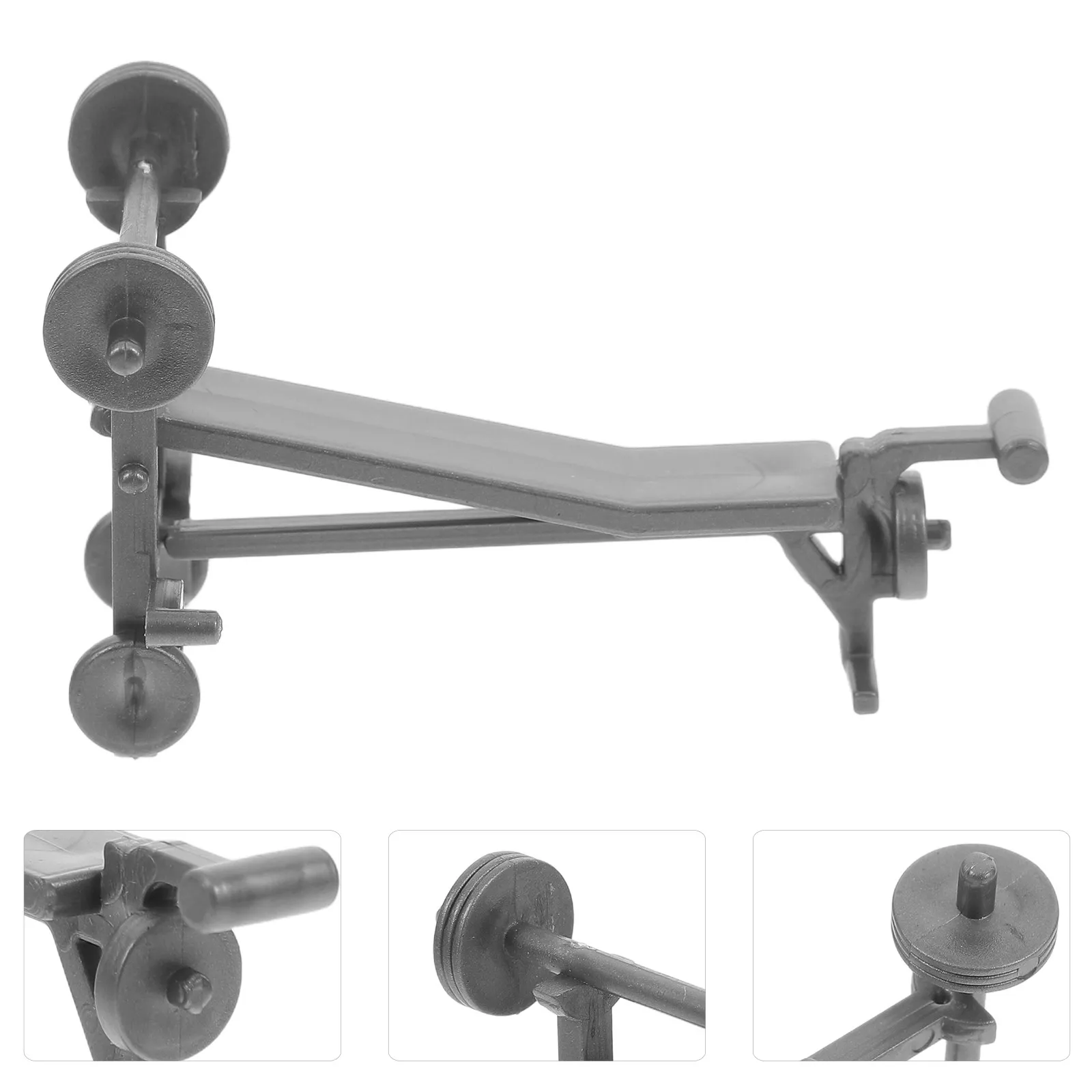 Mini Fitness Equipment Set Simulation for DIY Dollhouse Gym Sports Layout Accessories Micro Landscape Decoration Collection