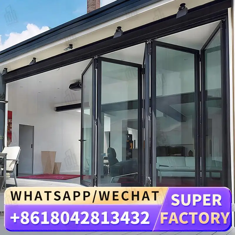 

Customizable Windows Foldable Door Ideal for European Commercial Spaces Innovative Factory Windows Foldable door