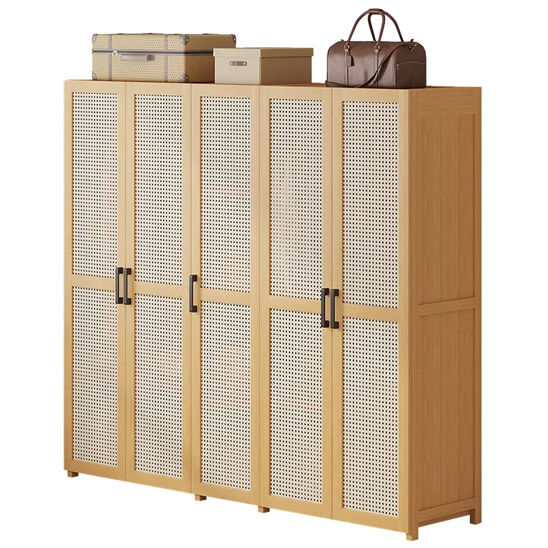 

Modern simple wardrobe, household bedroom hanging clothes storage large wardrobe combination