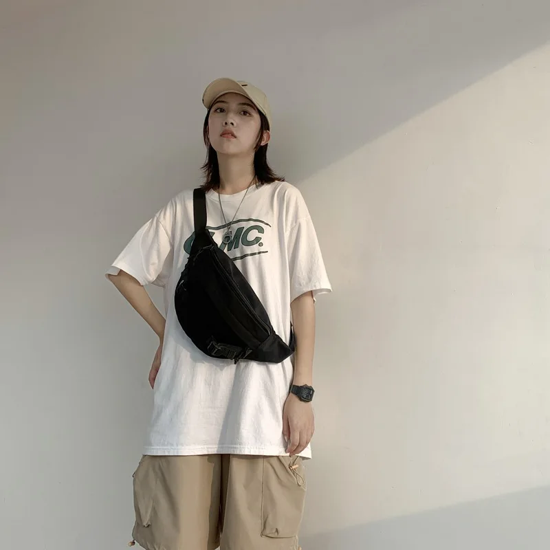 

Boys' crossbody bag tide ins summer bag small fresh hip-hop chest bag women's fashion sports purse Single shoulder bag