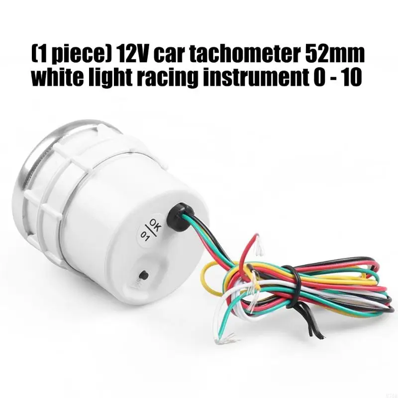 M76E Premium-Geschwindigkeitsanzeige mit weißer LED-Hintergrundbeleuchtung, 0–10.000 Zählungen, für 12-V-Fahrzeug-Armaturenbrett – Detail 7