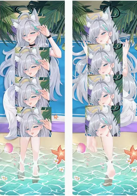 Japonês Anime Body Pillow Case, Arquivo Azul, Sunashi Shiroko, Sexy, Abraçando, Otaku, Loli, Capa de Almofada, Presentes, EX