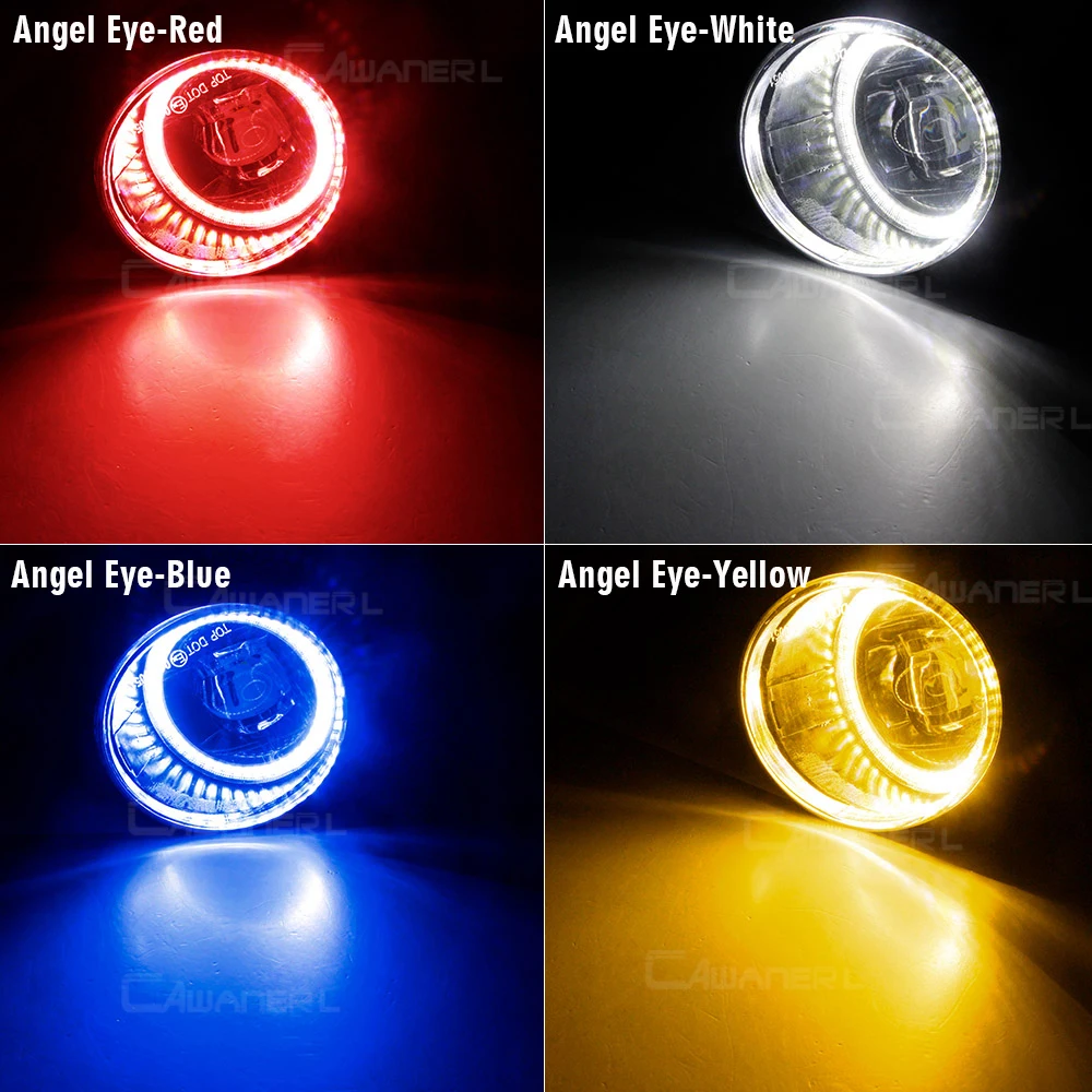 2 X 30W H11 Car LED Fog Light with Angel Eye Daytime Running Lamp DRL Assembly For Lexus IS IS-F ISF IS250 IS350 IS200T IS300