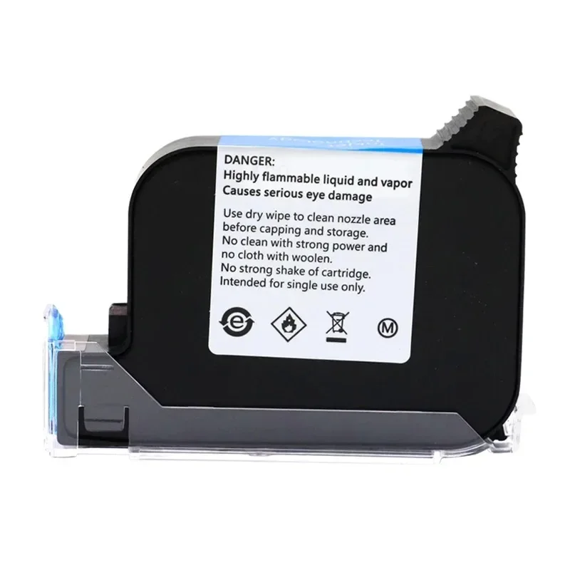 JS12 Ink Cartridge Replacement 1PCS JS12 JS12M JS12(M) 600DPI 12.7mm Handheld thermal inkjet Printer Fast Dry Eco Solvent Ink