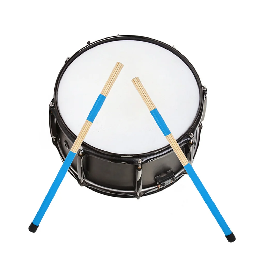 3 paires de brosses à tambour en bois, légères et portables, pour instruments de Percussion, accessoires de baguettes pour la musique