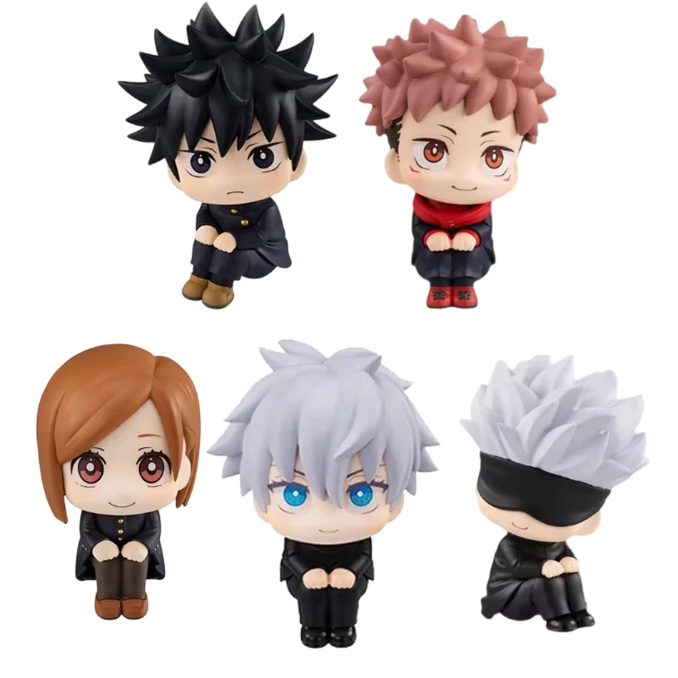 Figura de Jujutsu Kaisen, 4 estilos, 10 cm, modelo de PVC, Itadori Yuji, Gojo Satori, Fushiguro Megumi, Kugisaki, figura kawaii, juguete, regalo para niños