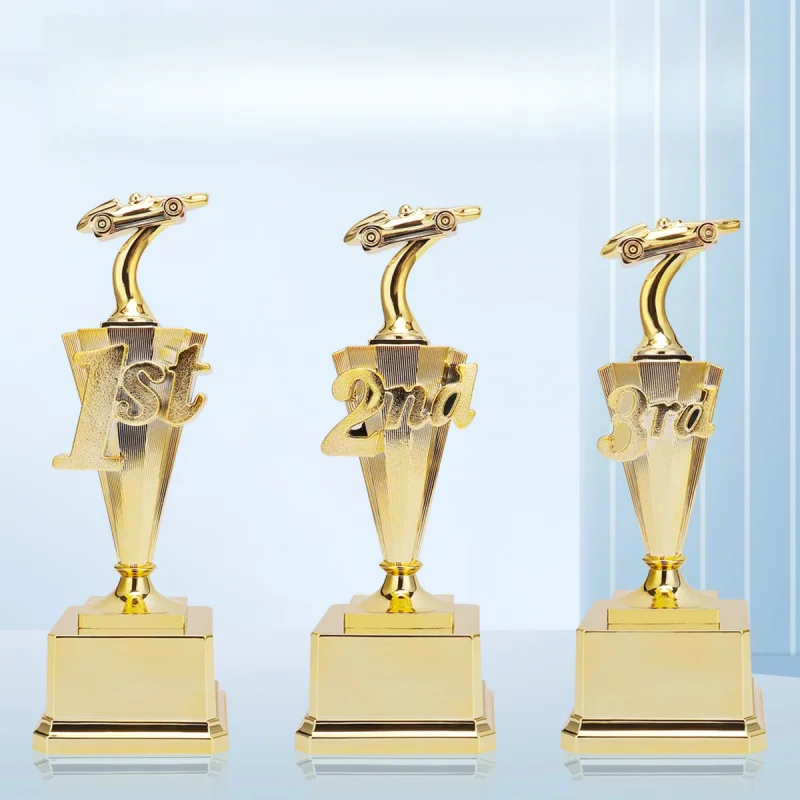 

Customized trophy for car racing, karting race, formula event, competition souvenir trophy