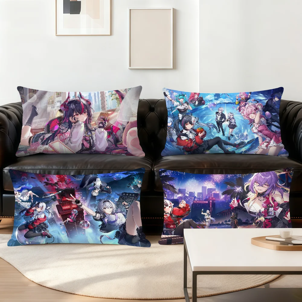 Game N-Neverness To Everness Cushion Cover Decorative For Sofa Office Living Room Suitable For Bed Lumbar Support Pillows