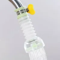 Swivel Faucet Aerators Adjustable Dual Mode Sprayer Filter Diffuser Dual Mode Water Saving Nozzles Faucet Extenders For Kitchen