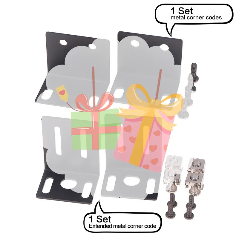 New 1 Set Metal 1U …