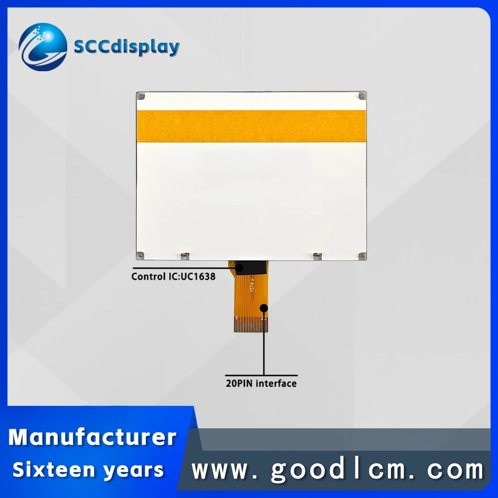 Extremely cost-effective COG type 240128 LCD display screen JXD240128COG UC1638 control monochrome 240X128 dot matrix screen