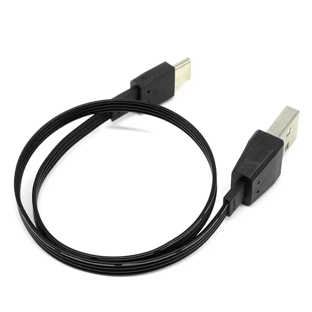 0.1m-1mUSB-C tipo C maschio sinistro destro verso l'alto verso il basso cavo dati angolato da 90 ° a USB 2.0 maschio cavo piatto USB di tipo c