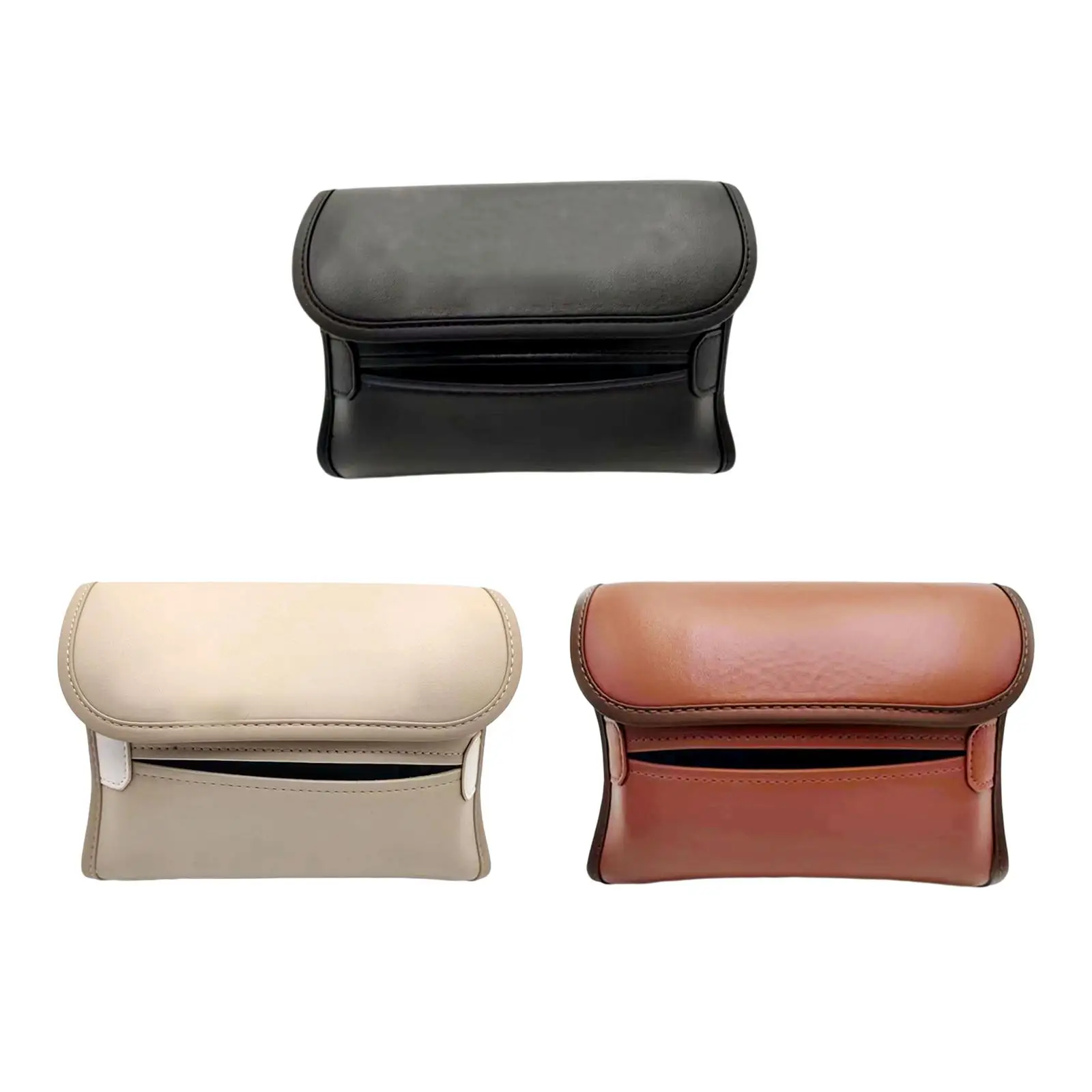 Car Tissue Holder Center Armrest Napkin Box for Office Home