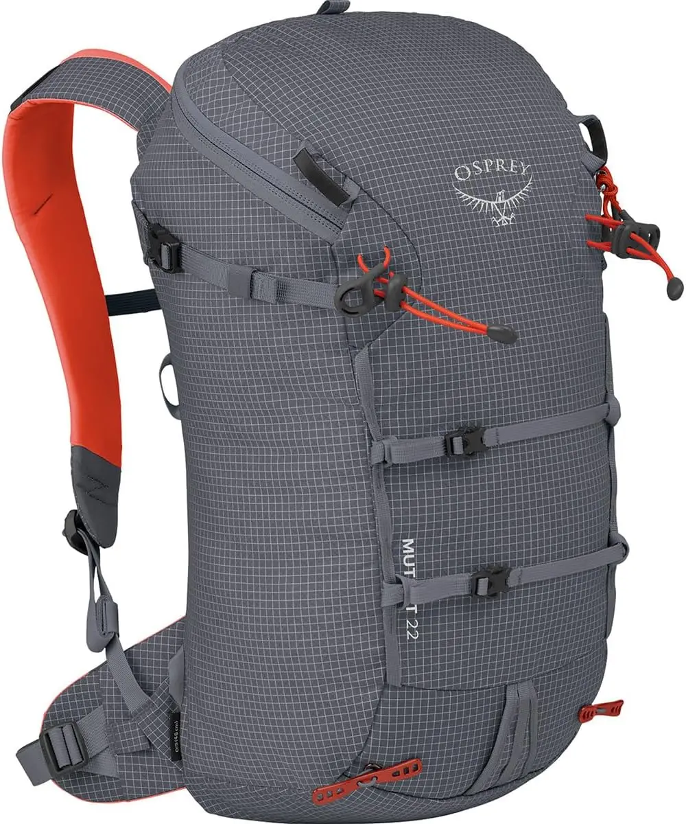 Osprey Mutant 22L Climbing and Mountaineering Unisex Backpack, Tungsten Grey