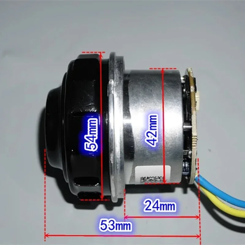 DC21.6V 24V 150W Three-phase Brushless Motor Built-in Driver Board PWM Speed Control High-speed Dust Suction Brushless Fan