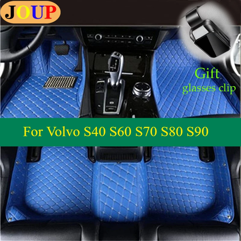 

For Volvo S40 S60 S70 S80 S90 Car Foot Mats Carpet Covers Accessories Waterproof Custom Luxury Left /Right Hand Drive