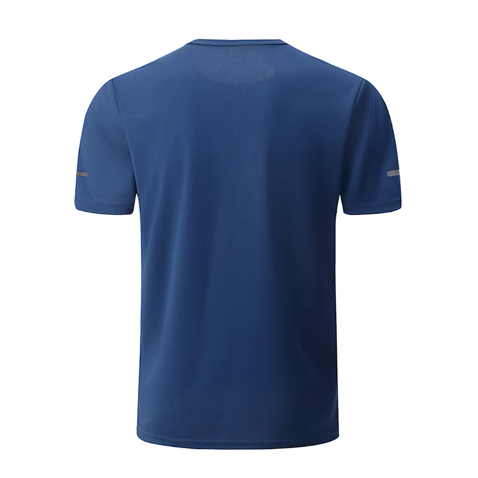 2/4/6-teiliges Four Seasons Herren-T-Shirt in einfarbiger Farbe mit Rundhalsausschnitt und kurzen Ärmeln und bedruckten Bündchen, Jugend-Sport- und Freizeitmode-T-Shirt – Detail 5
