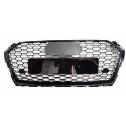 Honeycomb Grill Front Hood Grille Car Front Bumper Grill Center Grille for RS5 Grill for A5/S5 B9 2017-2020