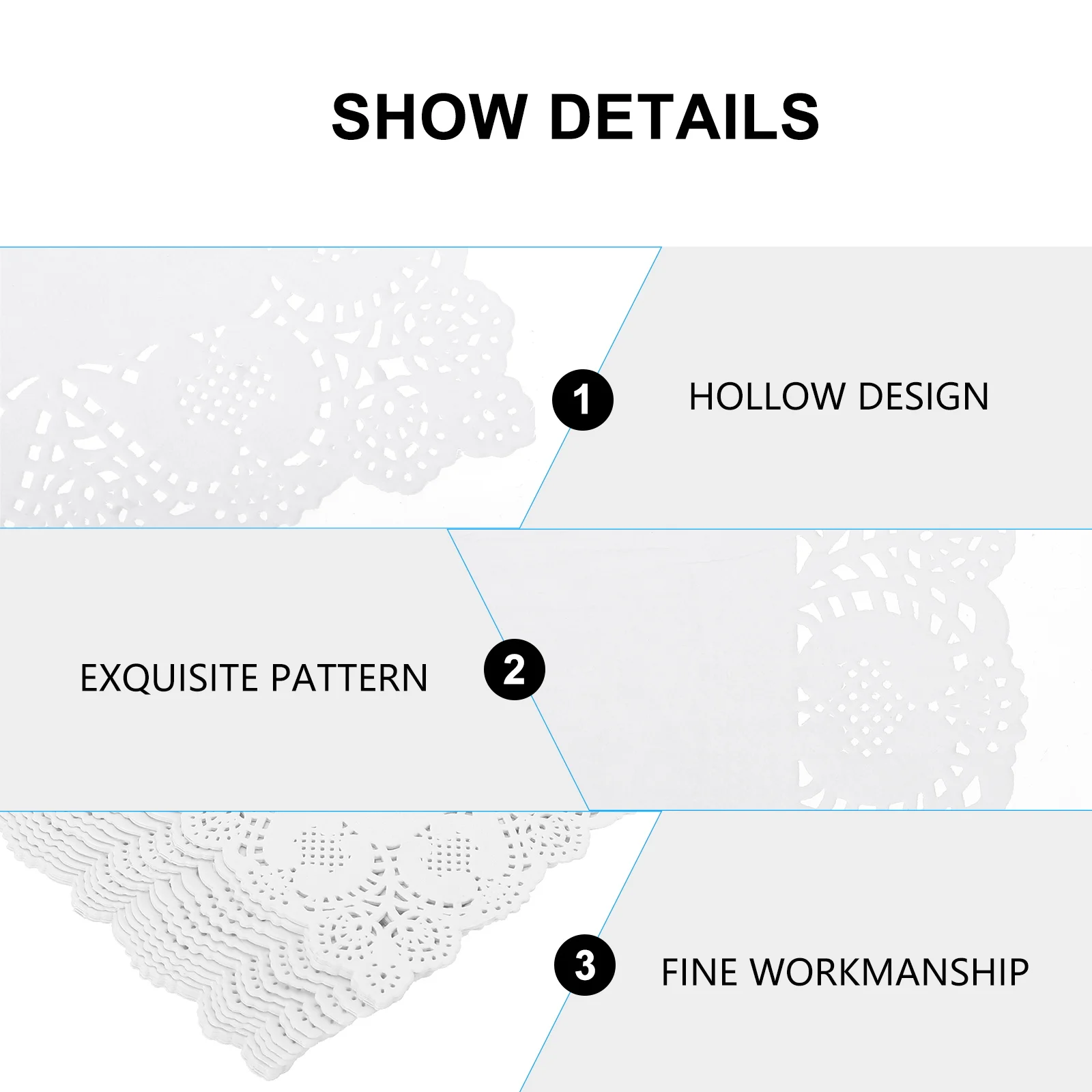 

Lovely Lace Doilies Decorative Paper Placemat Ideal For Cocktails Desserts Gatherings Events And Parties