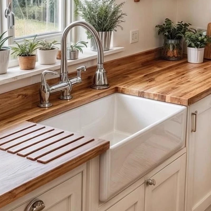 Thickened ceramic sink Under the counter basin Kitchen embedded  Large single  Vegetable bowl basin