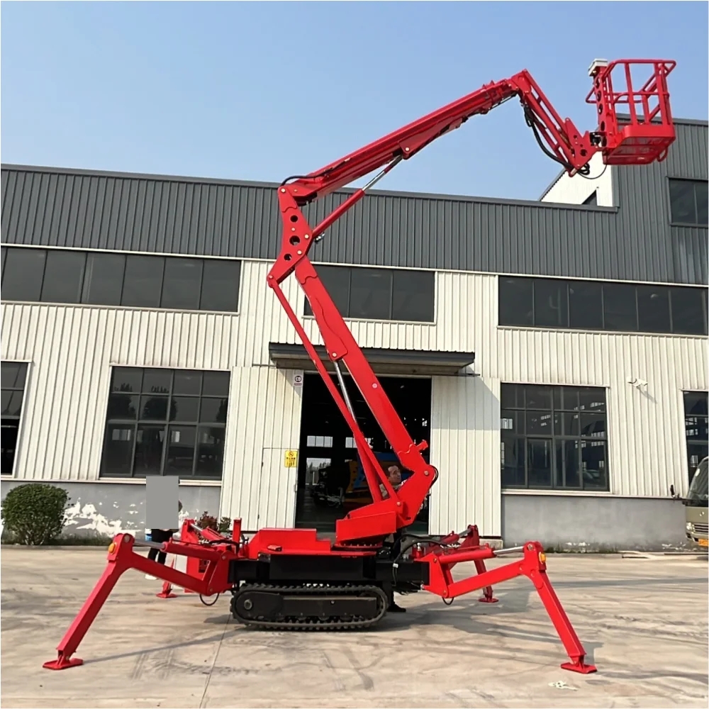 10-20m Spider Lift 24m Man Lift Aerial Work Platform Tracked