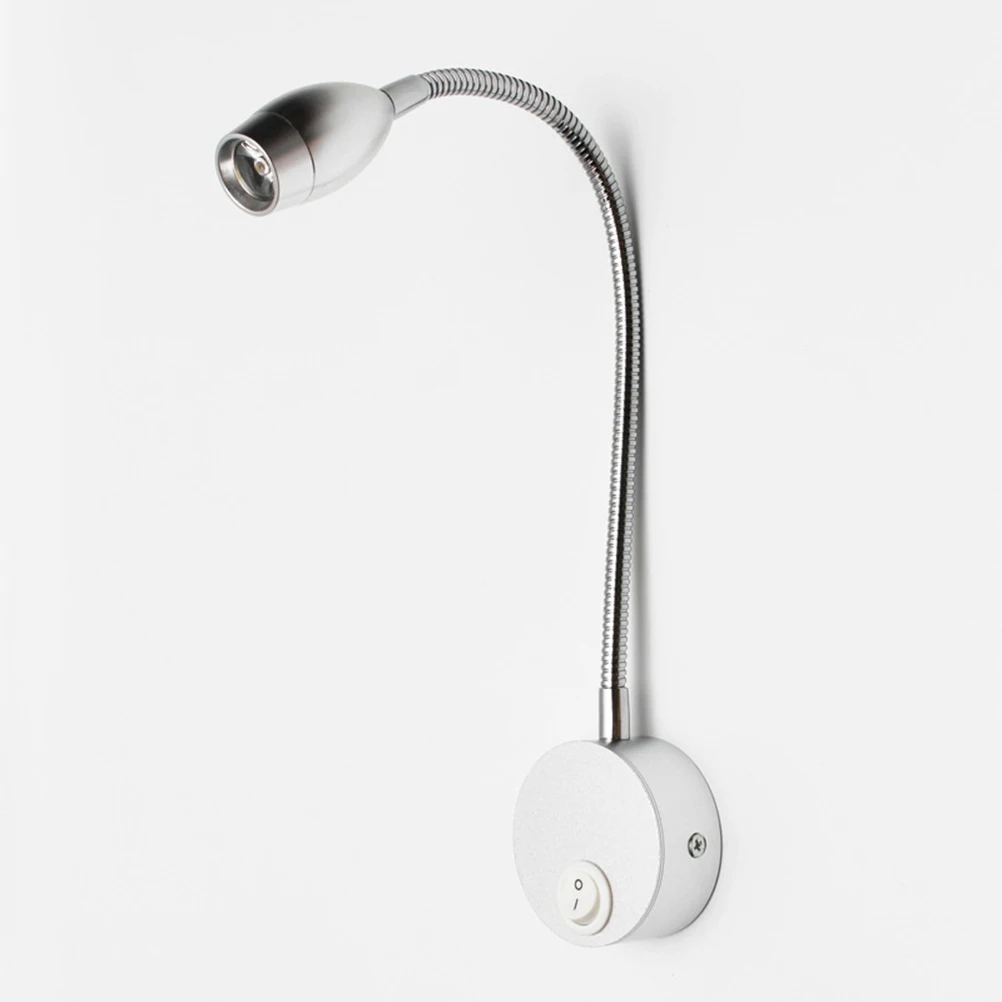 

LED Bedside Light Reading Gooseneck Wall Lamp Decor Indoor Lighting Fixtures Stylish Lamps Flexible Position