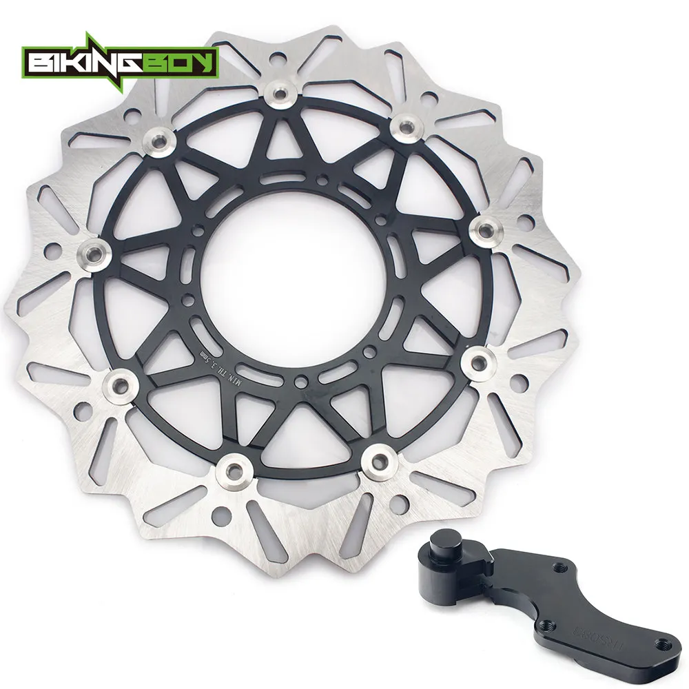 320mm Front Brake Disc Rotor Bracket CRF250R CRF450R 04-14 CRF250X CRF450X 04-17 09 CR125R CR250R CR125E CR250E 04 05 06 07 08