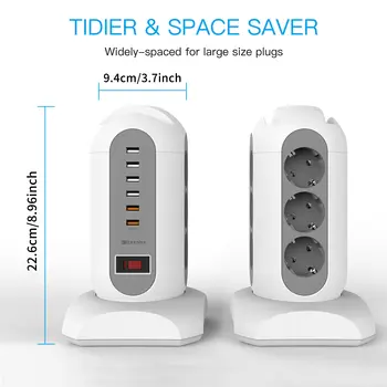 10 best sales wieża z listwą zasilającą - №2