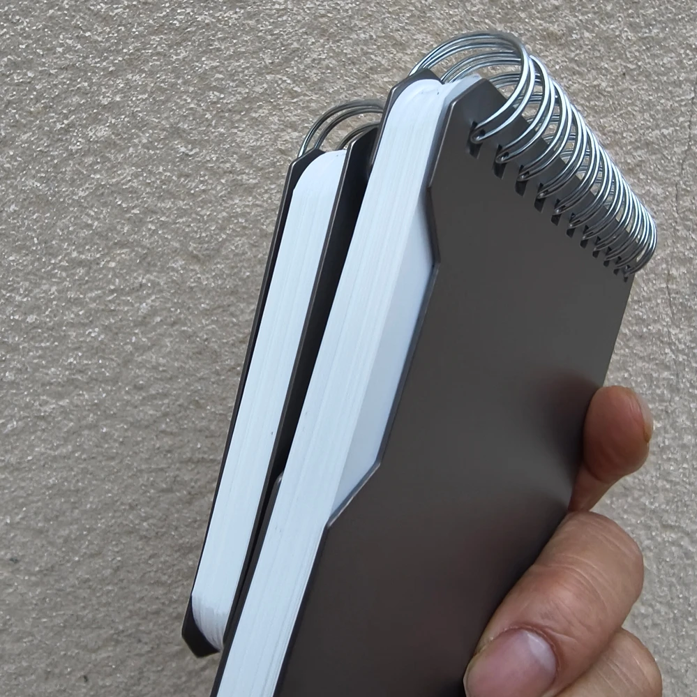 Picture 5: EDC Titanium Alloy Notepad Portable Recyclable Tools Outdoor DIY Survival Camping Gear EDC Multifunction Tools