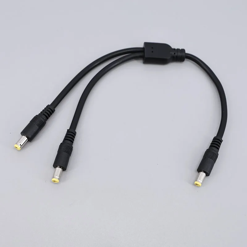 5.5x2.5mm 5.5x2.1mm 18awg 10A 5V-36v 2 way 1 male female to 2 male female DC Power supply Cable 5.5x2.5 Splitter connector Plug