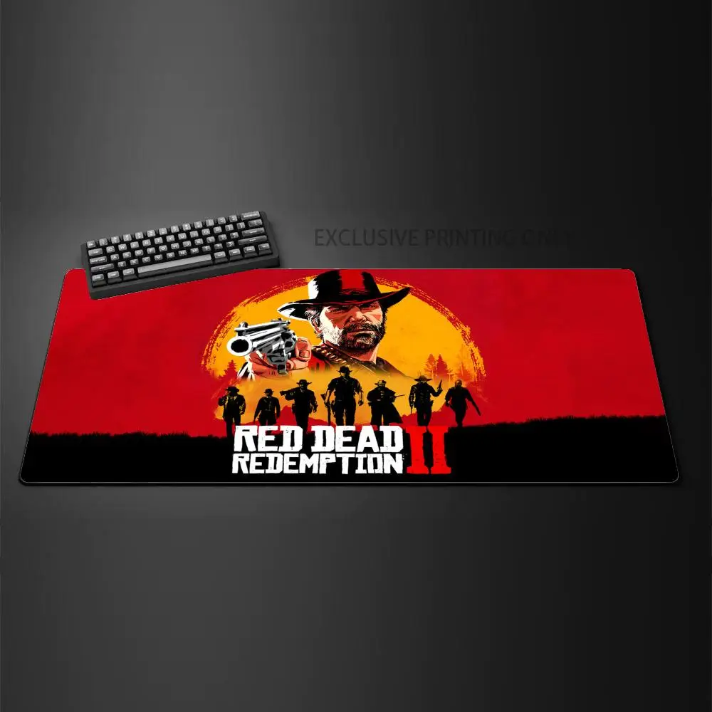 

Red Dead Redemption Mause Pad Gamer Deskmat Mouse Carpet Gaming Mousepad Pc Accessories Keyboard Mat Desk Protector Anime Mats