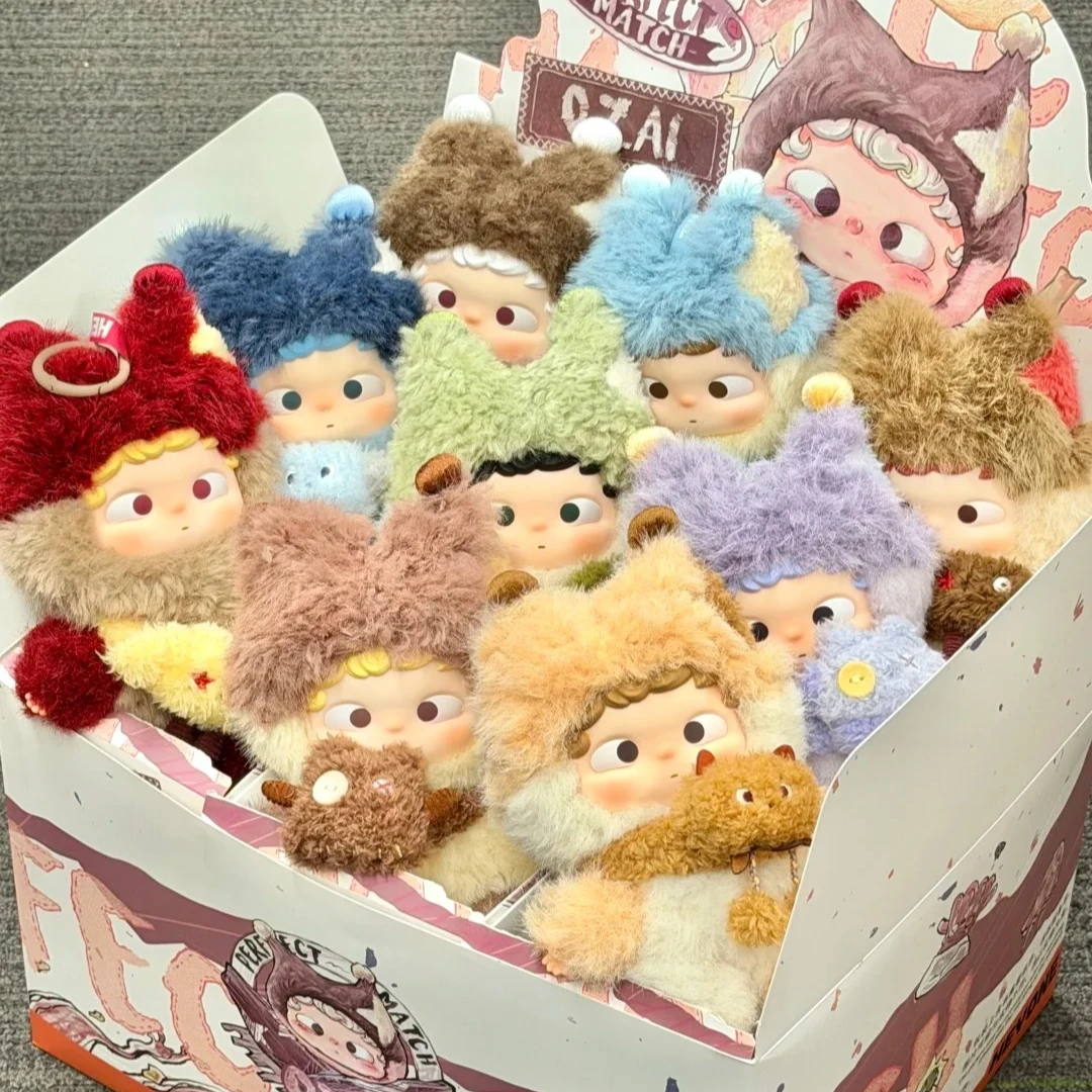 

HEYONE OZAI All-match Partner Vinyl Plush Blind Box Cute Bag Charm Trendy Toy Action Figure Anime Collection Pendant Keychain