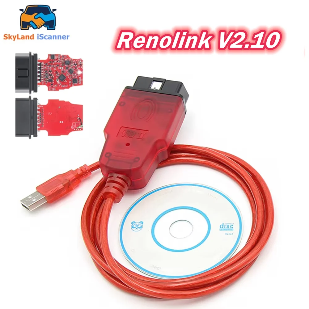 2026 Latest Renolink V2.10 Added Extra Function for Renault ECU Programmer Resetting Key Coding ECM UCH Key ECU Programmer Tool