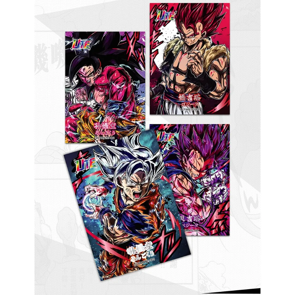 Original Dragon Ball Collection Cards Anime Popular Character Arale Son Goku Exquisite Enamel Souvenir Cards Children Hobby Gift