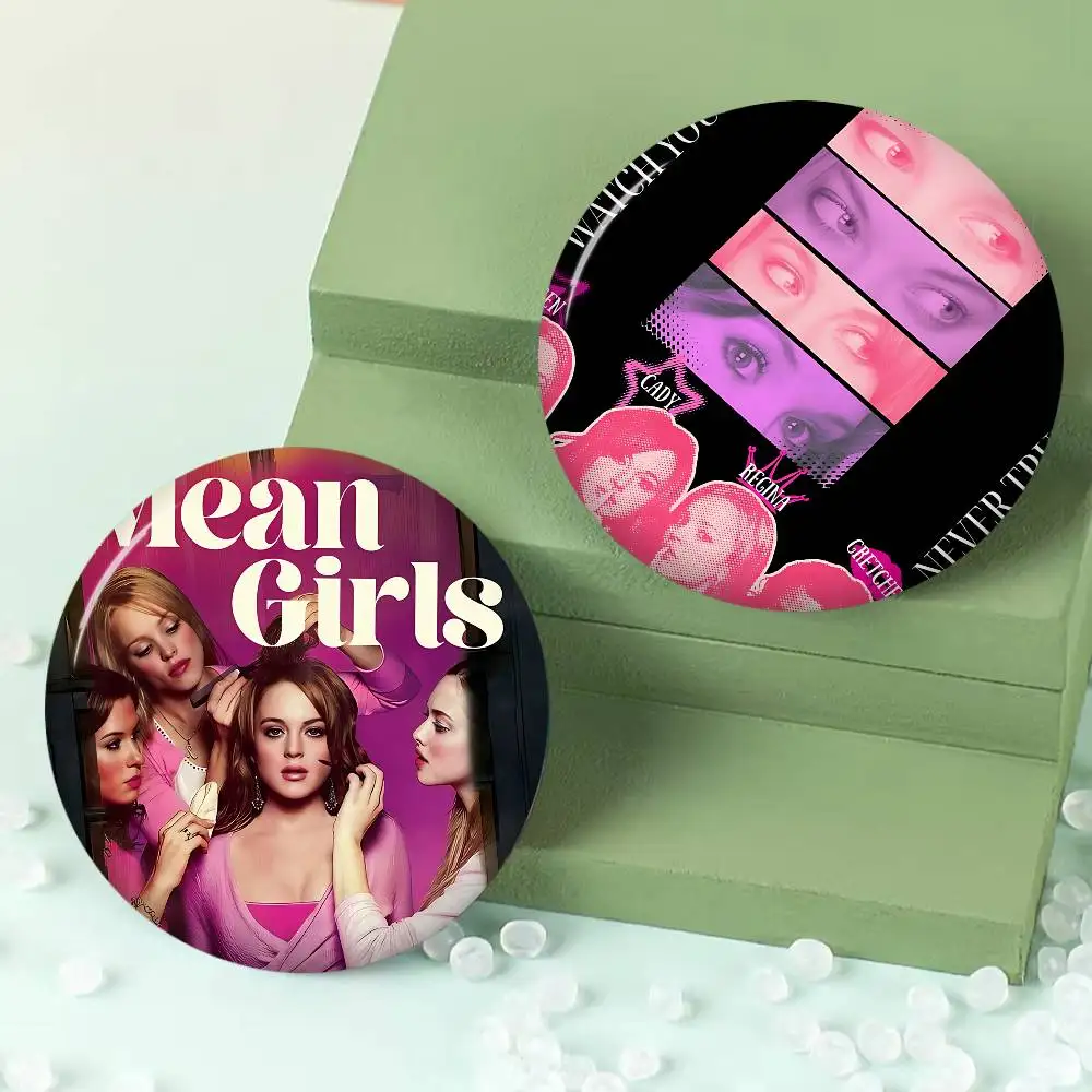Mean Girls Movie 32/44/58MM Customizable Button Pins Cute Funny Creative Badge Jewelry Decor Gifts for Friends