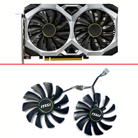 NEW 2PCS 4PIN 85MM HY-D09010SH HA9010H12F-Z GPU Fan For MSI GeForce GTX 1660 1660TI RTX 2060 VENTUS Video Card Cooling Fan