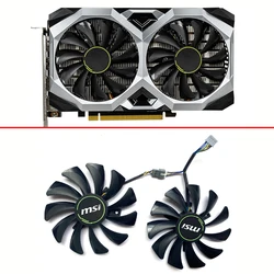 Nuova ventola GPU 2PCS 4PIN 85MM HY-D09010SH HA9010H12F-Z per MSI GeForce GTX 1660 1660TI RTX 2060 VENTUS ventola di raffreddamento della scheda Video