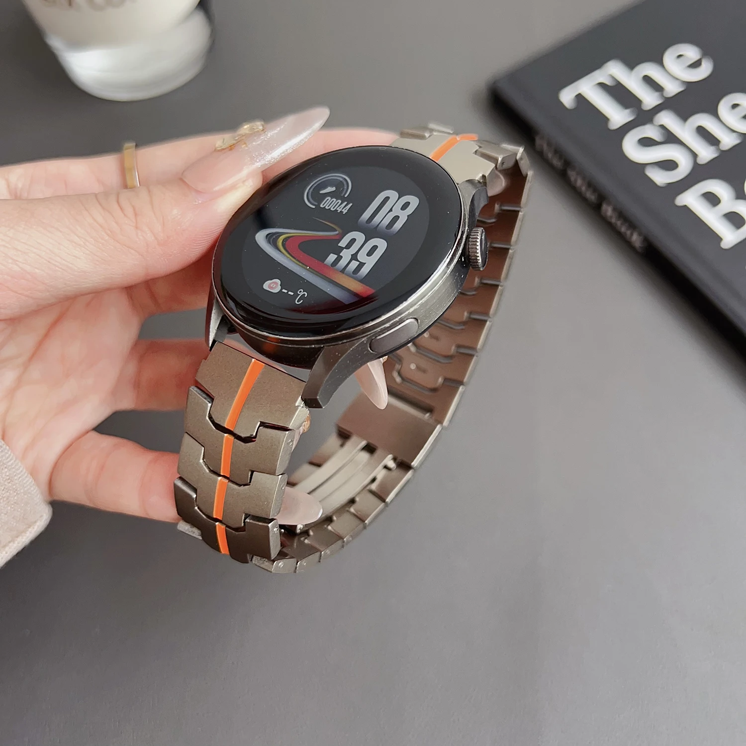 

Универсальный роскошный металлический ремешок 22 мм для Samsung Galaxy Watch 46 мм Watch 3, 45 мм, мужской универсальный ремешок для разных размеров среднего размера